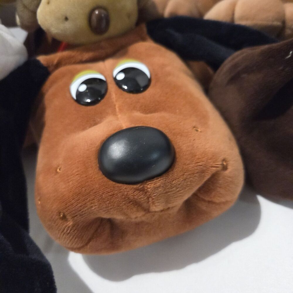 Lot Of 6 Pound Puppies brown Black Dog Lion + Kennel Kuddles Vintage And 2025 - Picture 5 of 7